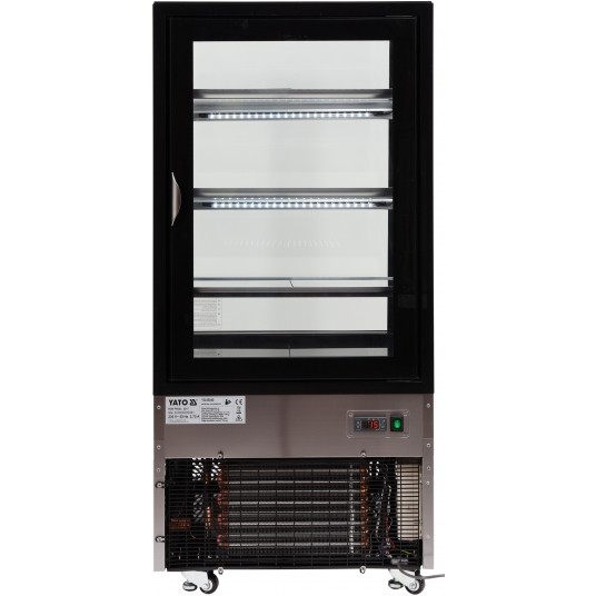 WITRYNA CHŁODNICZA 350L 65x80x144 CZARNA -zdjęcie numer 8