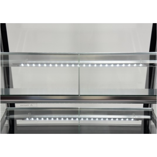 WITRYNA CHŁODNICZA 350L 65x80x144 CZARNA -zdjęcie numer 9