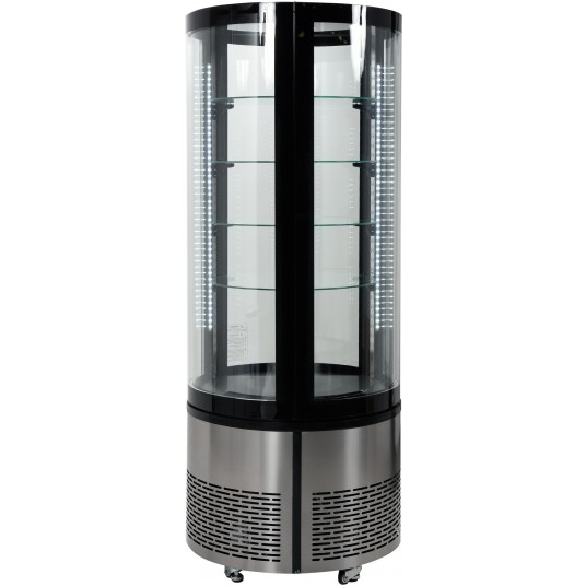 WITRYNA CHŁODNICZA 360L 68x68x175 CZARNA -zdjęcie numer 5