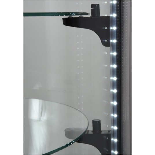 WITRYNA CHŁODNICZA 360L 68x68x175 CZARNA -zdjęcie numer 6