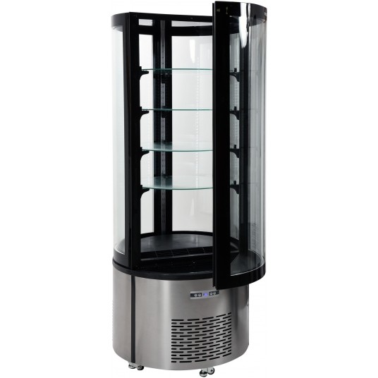 WITRYNA CHŁODNICZA 360L 68x68x175 CZARNA -zdjęcie numer 9