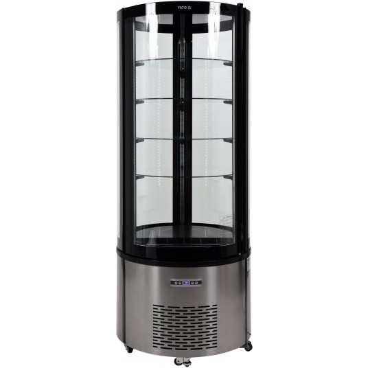 WITRYNA CHŁODNICZA 360L 68x68x175 CZARNA -zdjęcie numer 1