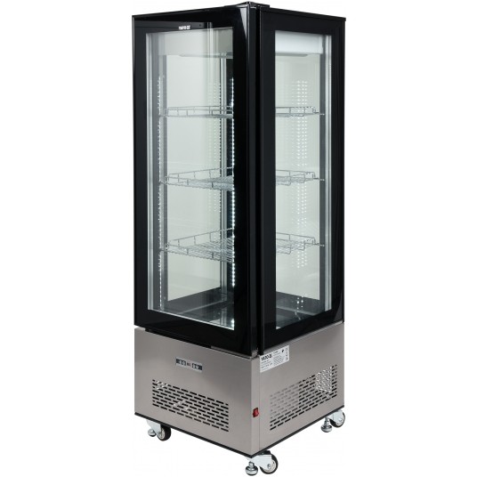 WITRYNA CHŁODNICZA 400L 65x65x190 CZARNA -zdjęcie numer 2