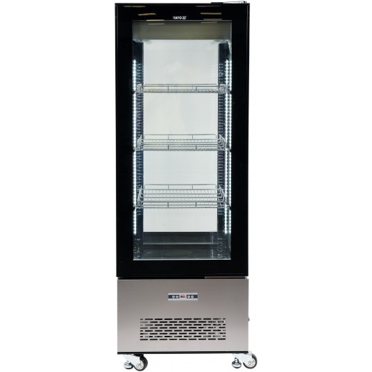 WITRYNA CHŁODNICZA 400L 65x65x190 CZARNA -zdjęcie numer 1