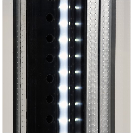 WITRYNA CHŁODNICZA 400L 65x65x190 CZARNA -zdjęcie numer 6