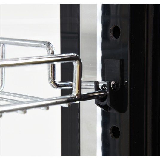 WITRYNA CHŁODNICZA 400L 65x65x190 CZARNA -zdjęcie numer 5