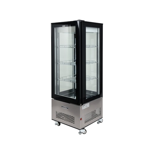 WITRYNA CHŁODNICZA 400L 65x65x190 CZARNA -zdjęcie numer 1