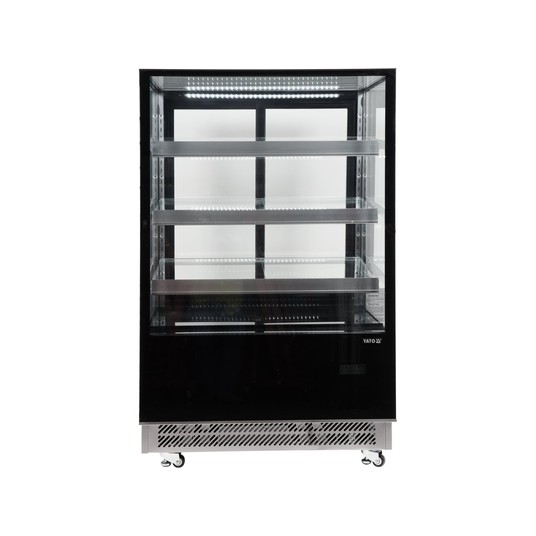 WITRYNA CHŁODNICZA 500L 90x80x144 CZARNA -zdjęcie numer 3