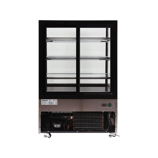 WITRYNA CHŁODNICZA 500L 90x80x144 CZARNA -zdjęcie numer 4