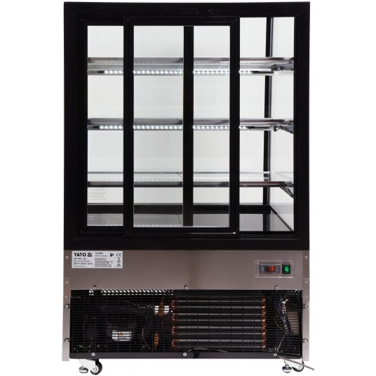 WITRYNA CHŁODNICZA 500L 90x80x144 CZARNA -zdjęcie numer 4