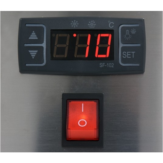 WITRYNA CHŁODNICZA 5x1/2 GN 175x39x37 -zdjęcie numer 5