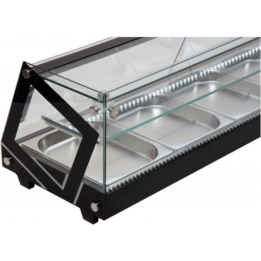 WITRYNA CHŁODNICZA 5x1/2 GN 175x39x37 -zdjęcie numer 4