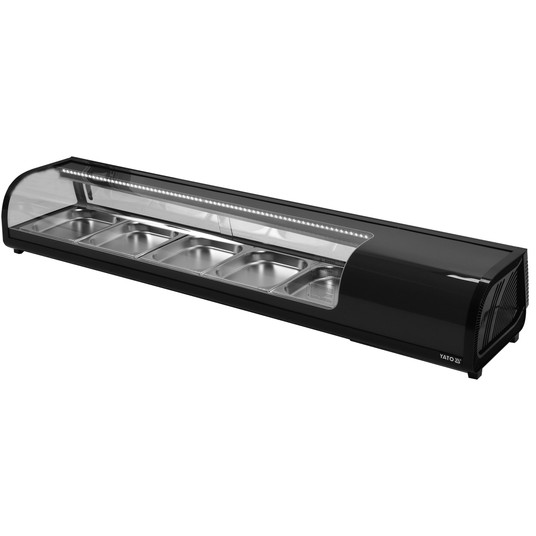 WITRYNA CHŁODNICZA 5x1/2 GN 180x42x29,6 -zdjęcie numer 2