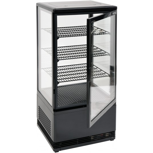 WITRYNA CHŁODNICZA 78L 42x38x96 CZARNA -zdjęcie numer 3