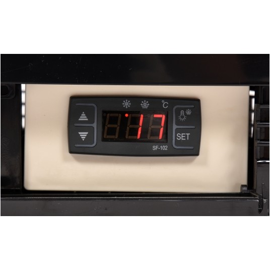 WITRYNA CHŁODNICZA 78L 42x38x96 CZARNA -zdjęcie numer 4