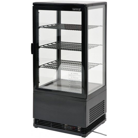 WITRYNA CHŁODNICZA 78L 42x38x96 CZARNA -zdjęcie numer 2