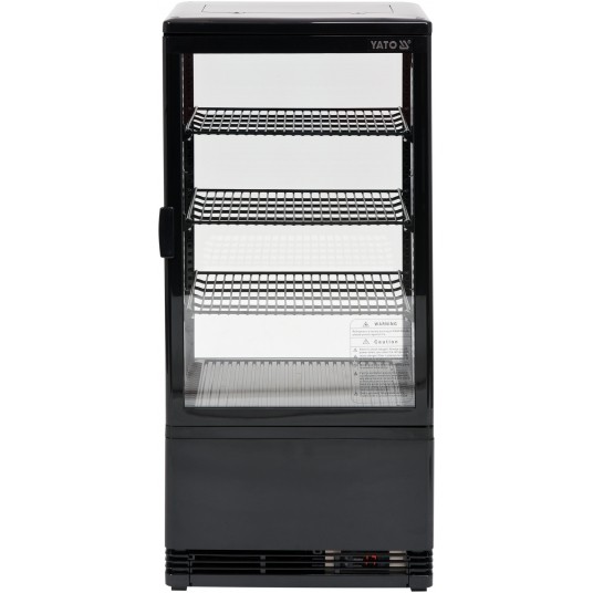 WITRYNA CHŁODNICZA 78L 42x38x96 CZARNA -zdjęcie numer 1