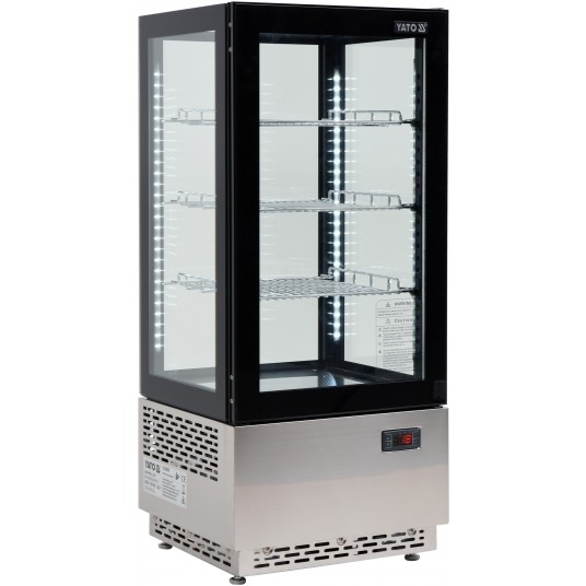 WITRYNA CHŁODNICZA 78L 43x39x98 CZARNA -zdjęcie numer 5