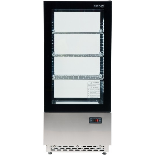 WITRYNA CHŁODNICZA 78L 43x39x98 CZARNA -zdjęcie numer 1