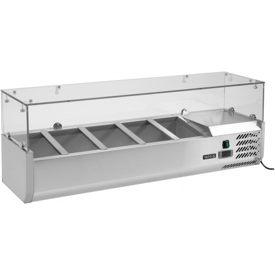 WITRYNA CHŁODNICZA NADSTAWNA 5x1/4 GN -zdjęcie numer 2