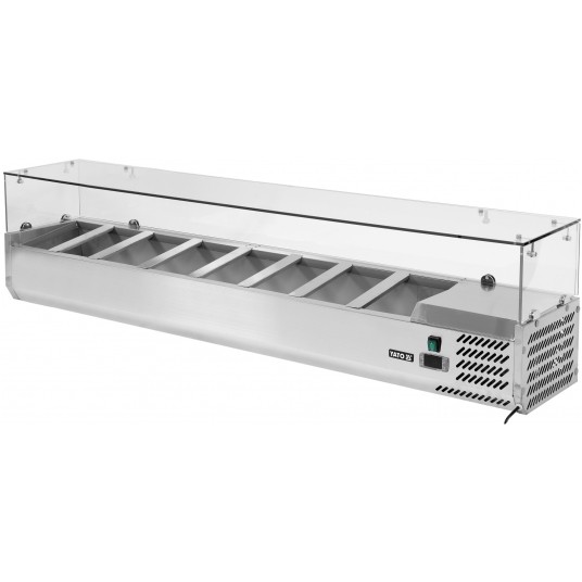 WITRYNA CHŁODNICZA NADSTAWNA 8x1/4 GN -zdjęcie numer 3