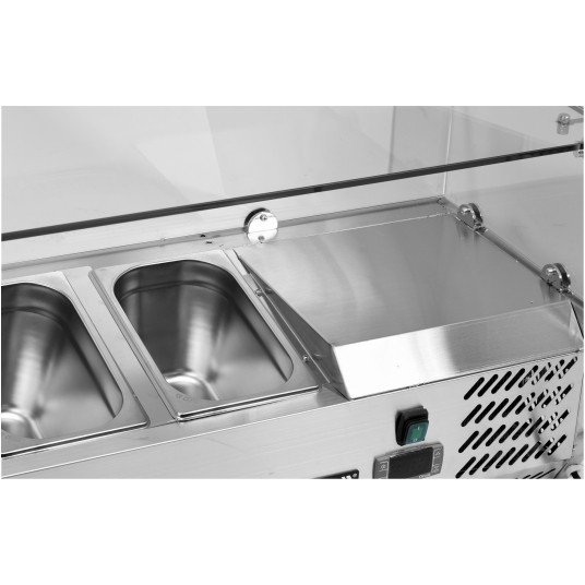 WITRYNA CHŁODNICZA NADSTAWNA 8x1/4 GN -zdjęcie numer 4