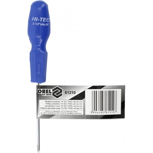 WKRĘTAK HI-TEC PH00X63MM KRZYŻAKOWY -zdjęcie numer 3