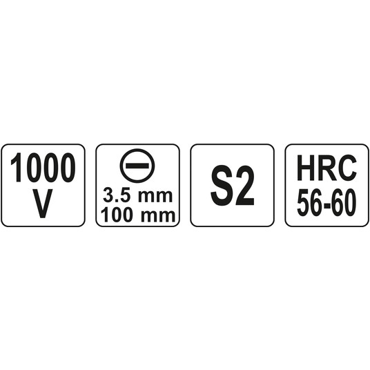 WKRĘTAK IZOLOWANY 1000V 3.5 X 100MM -zdjęcie numer 4