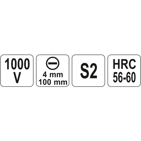 WKRĘTAK IZOLOWANY 1000V 4.0 X 100MM -zdjęcie numer 4