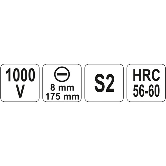 WKRĘTAK IZOLOWANY 1000V 8.0 X 175MM -zdjęcie numer 4
