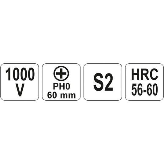 WKRĘTAK IZOLOWANY 1000V PH0 X 60MM -zdjęcie numer 4
