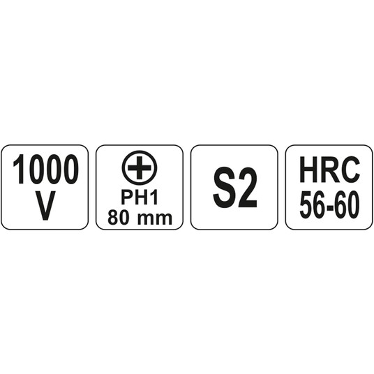 WKRĘTAK IZOLOWANY 1000V PH1 X 80MM -zdjęcie numer 4