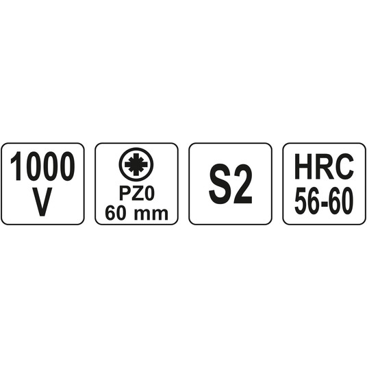 WKRĘTAK IZOLOWANY 1000V PZ0 X 60MM -zdjęcie numer 4