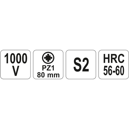WKRĘTAK IZOLOWANY 1000V PZ1 X 80MM -zdjęcie numer 4