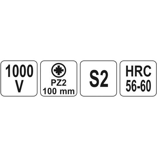 WKRĘTAK IZOLOWANY 1000V PZ2 X 100MM -zdjęcie numer 4