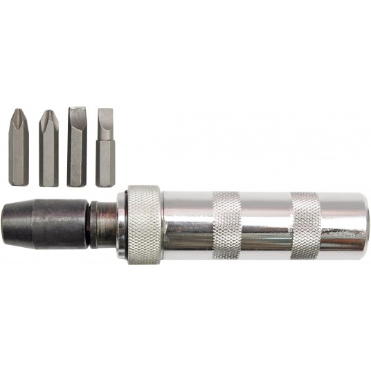 WKRĘTAK UDAROWY METALOWY + 4 KOŃC. -zdjęcie numer 1