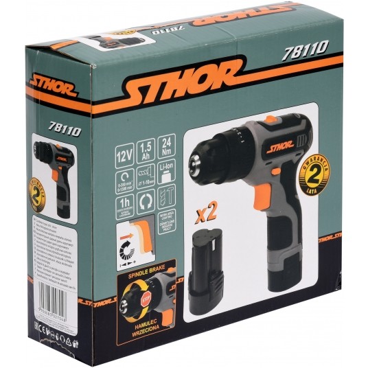 WKRĘTARKA 12V Z UDAREM X 2 AKU -zdjęcie numer 3