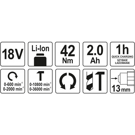 WKRĘTARKA UDAROWA 18V 42NM - 2AH -zdjęcie numer 7