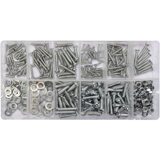 WKRĘTY/NAKR/ŚRUB/PODKŁ MIX 347 SZT -zdjęcie numer 1