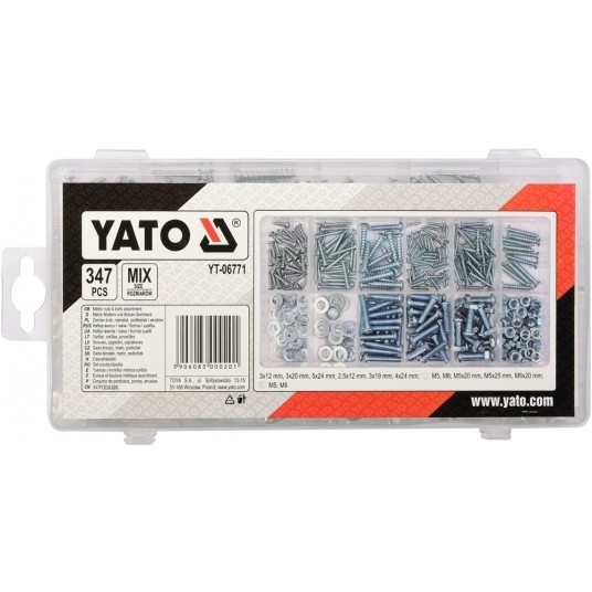 WKRĘTY/NAKR/ŚRUB/PODKŁ MIX 347 SZT -zdjęcie numer 2
