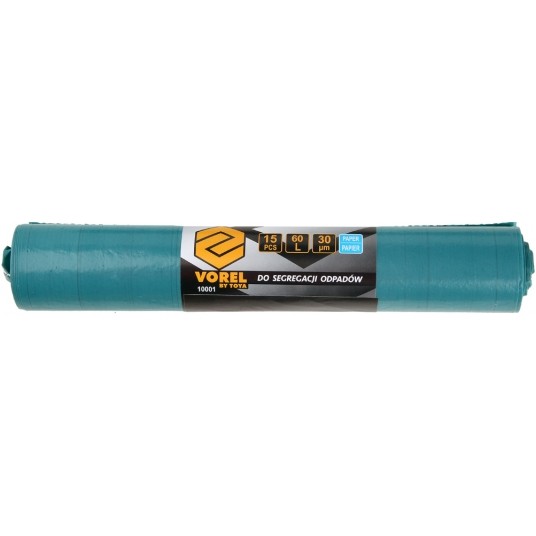 WOREK NA ODPADY PAPIER 60L 15SZT 30µM -zdjęcie numer 1