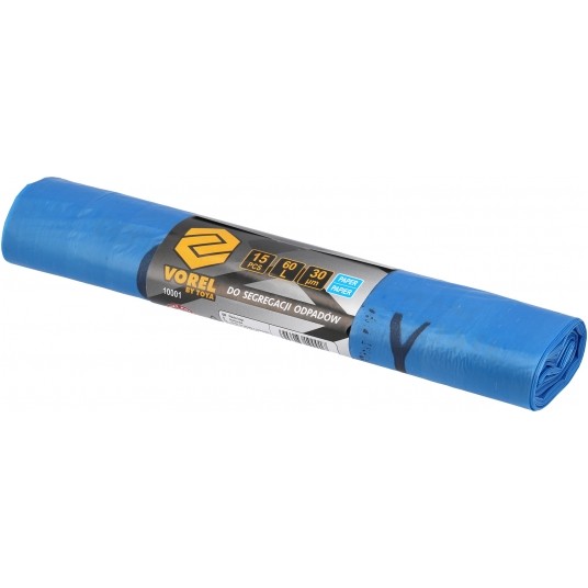 WOREK NA ODPADY PAPIER 60L 15SZT 30µM -zdjęcie numer 4