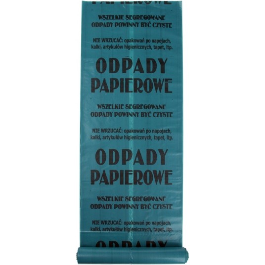 WOREK NA ODPADY PAPIER 60L 15SZT 30µM -zdjęcie numer 2