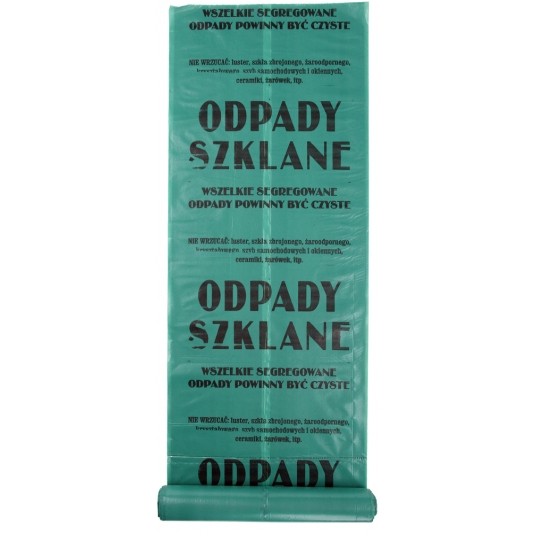 WOREK NA ODPADY SZKŁO 60L 15SZT 30µM -zdjęcie numer 1