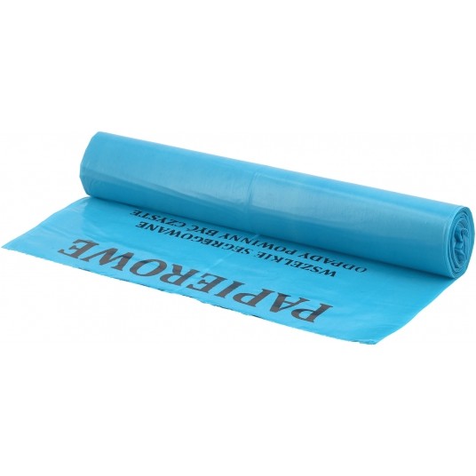WORKI NA ODPADY PAPIER 120L 10SZT 40µM -zdjęcie numer 2