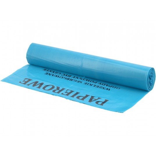 WORKI NA ODPADY PAPIER 120L 10SZT 40µM -zdjęcie numer 2