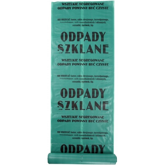 WORKI NA ODPADY SZKŁO 120L 10SZT 40µM -zdjęcie numer 1