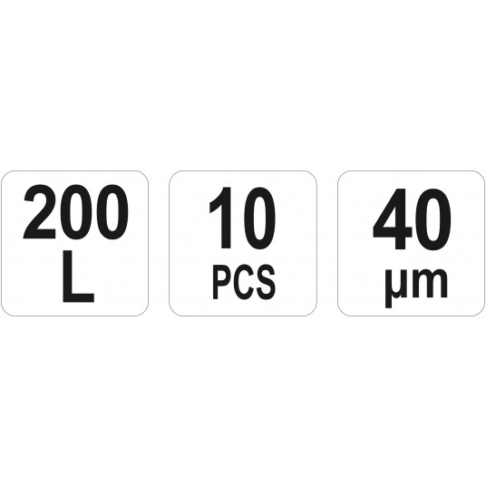 WORKI PERFOROWANE OGR. 200L 10SZT 40µM -zdjęcie numer 3