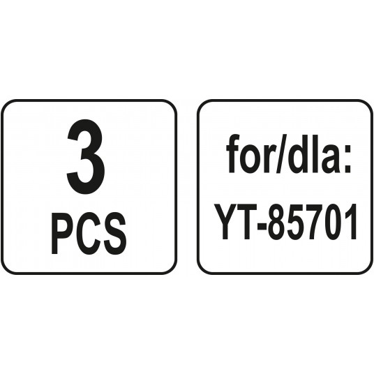 WORKI SYNTETYCZNE 3SZT. DO YT-85701 -zdjęcie numer 3