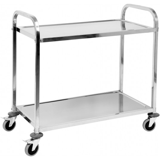 WÓZEK KELNERSKI 2-PÓŁKOWY -zdjęcie numer 1
